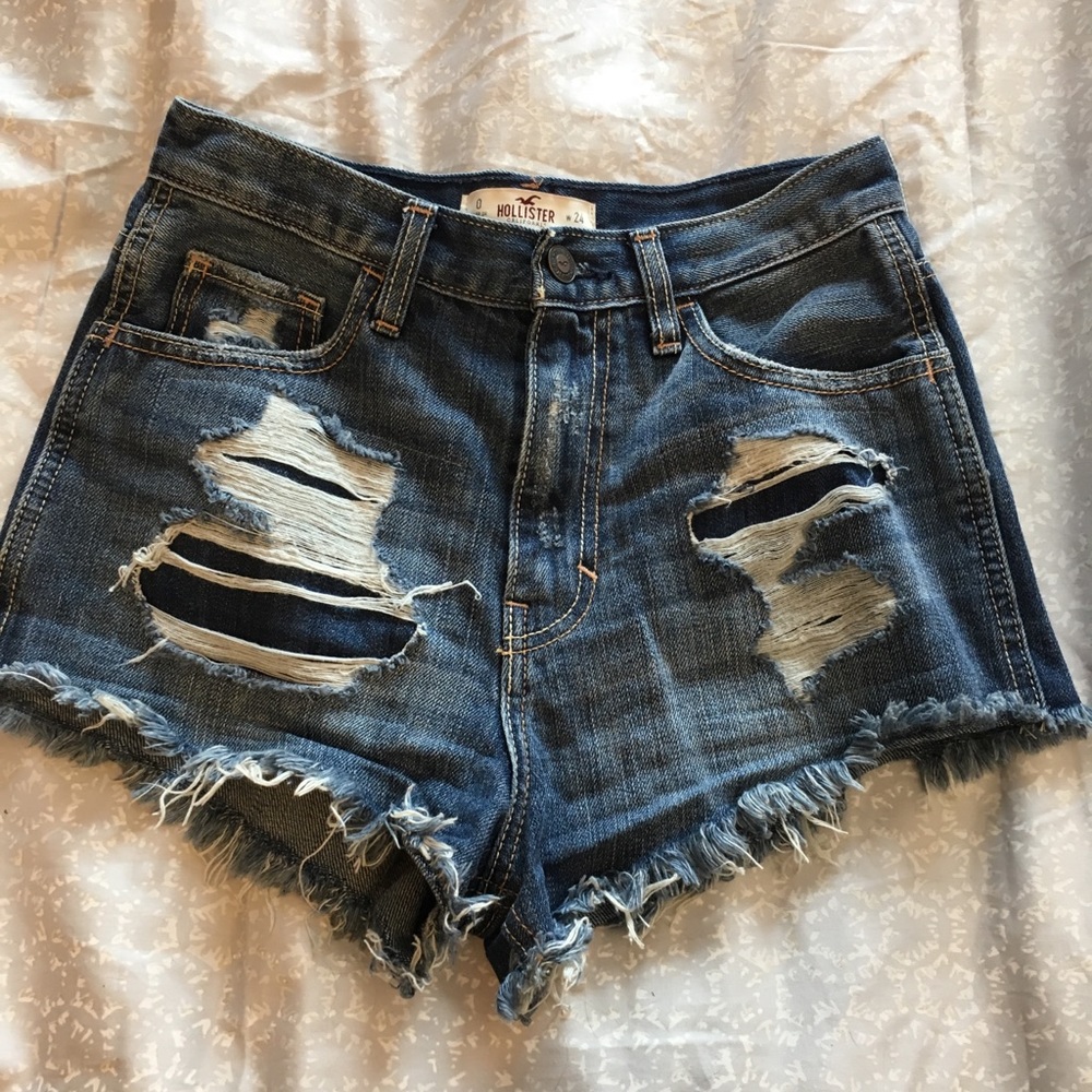 Hollister denim shorts